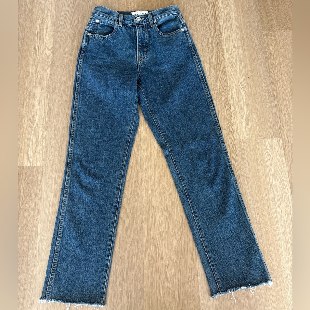 SLVRLAKE Dark Blue Straight Leg Jeans